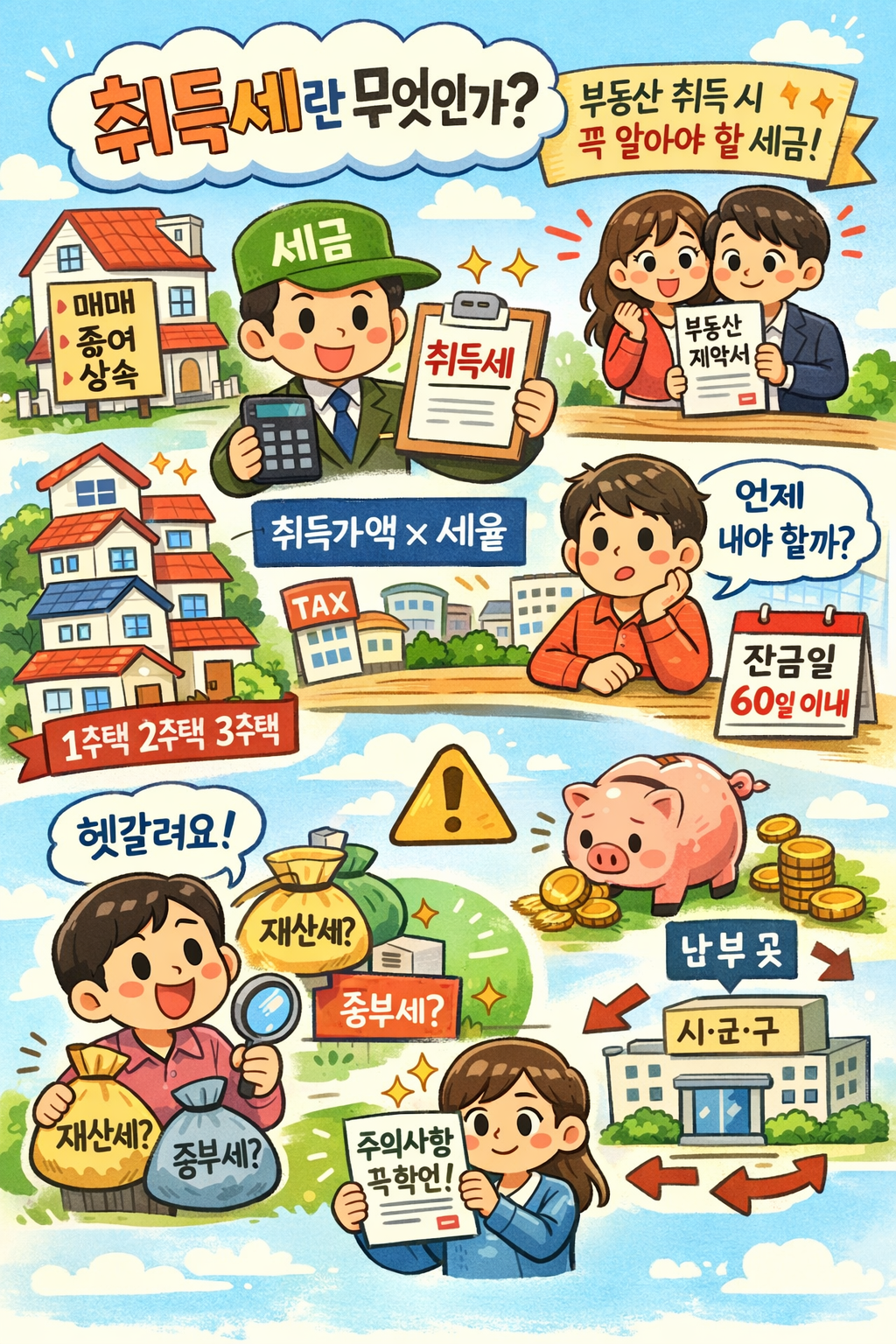 부동산 취득 시 꼭 알아야 할 세금