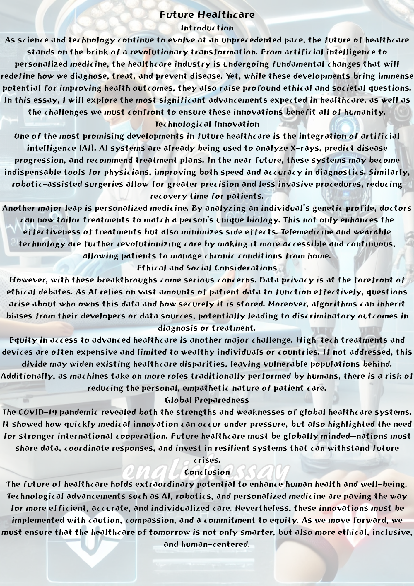 Future Healthcare 미래 의료