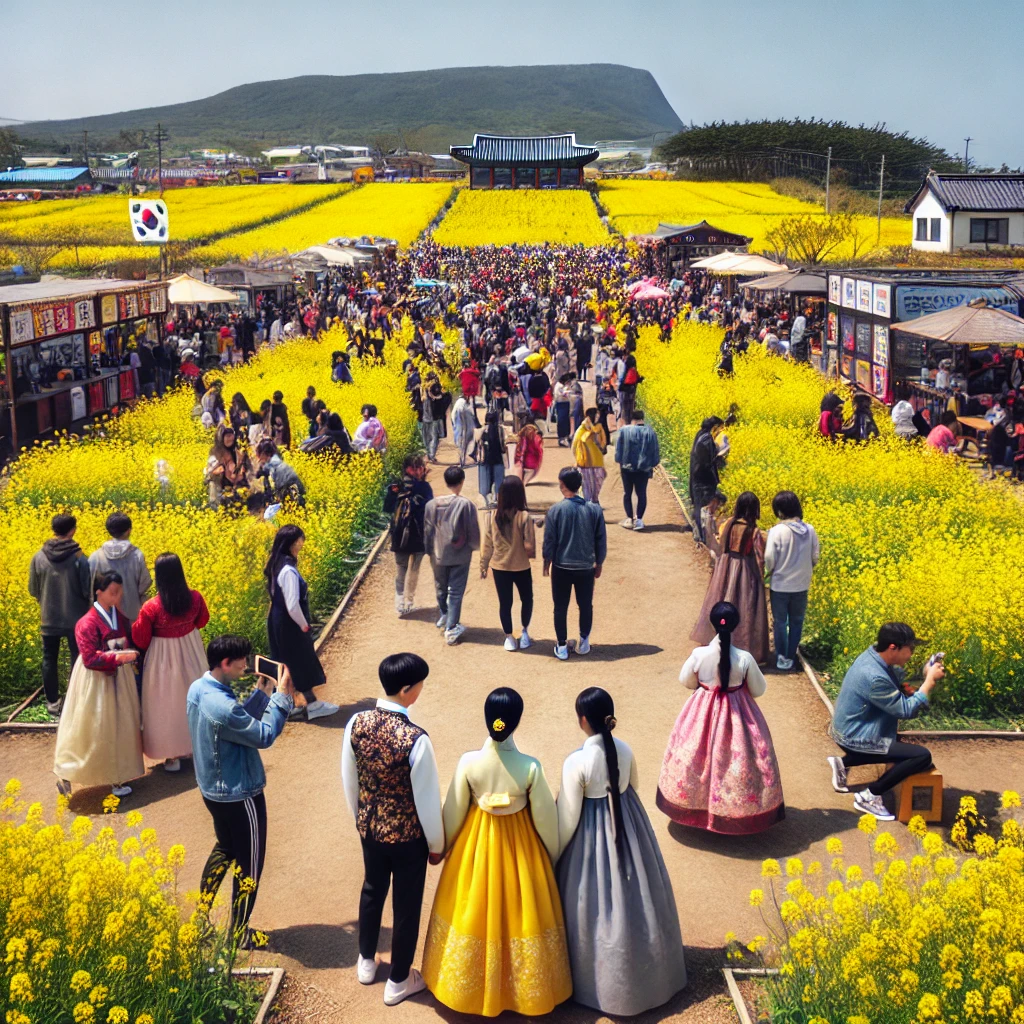 휴애리 유채꽃 축제 기간 주차 및 교통 정보 주요 체험