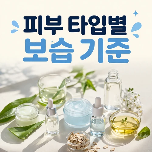 피부 타입별 보습 기준