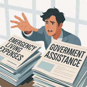 정부지원 소액 생계비 긴급 대출 이미지