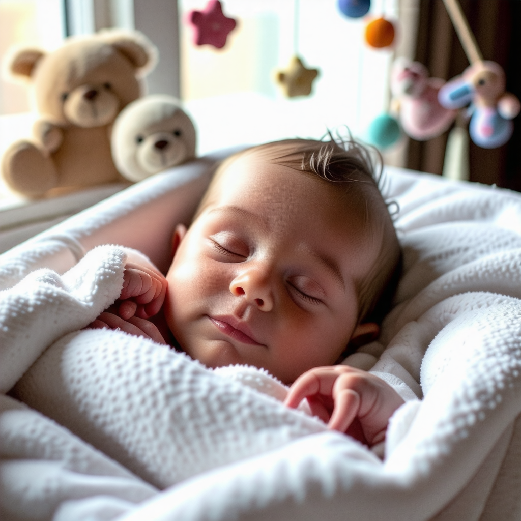 신생아 수면 사진