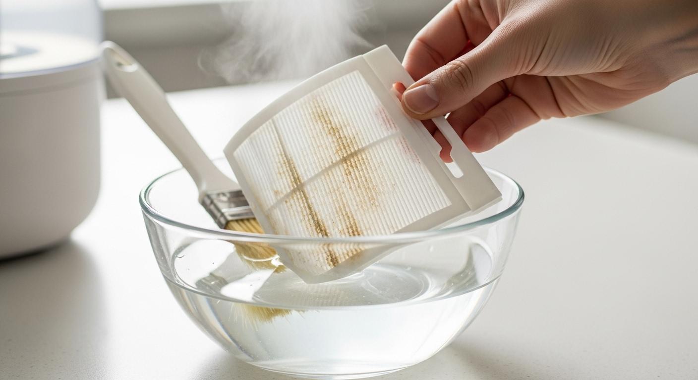 가습기 필터 식초