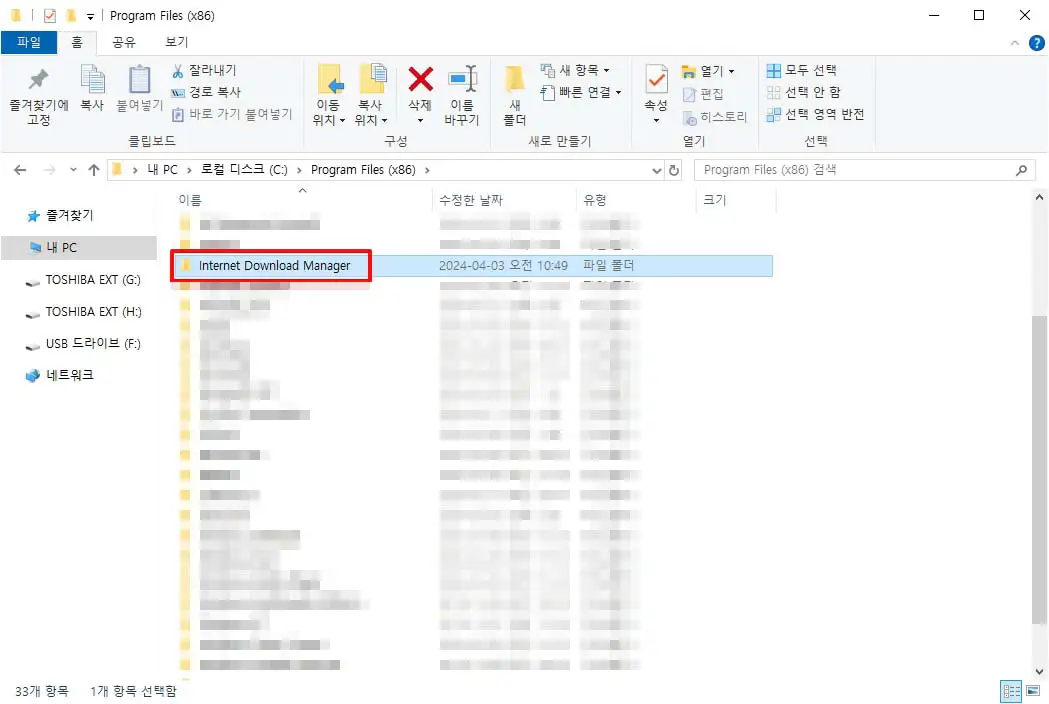 2_Internet Download Manager 폴더