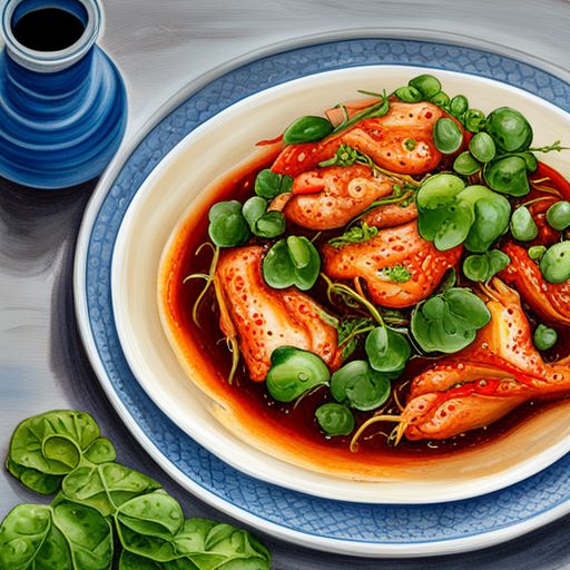 닭다리머위무침