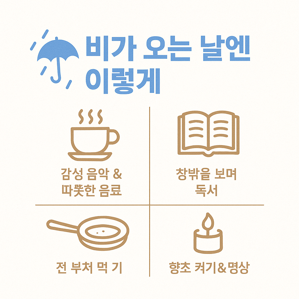 비가 오는 날엔