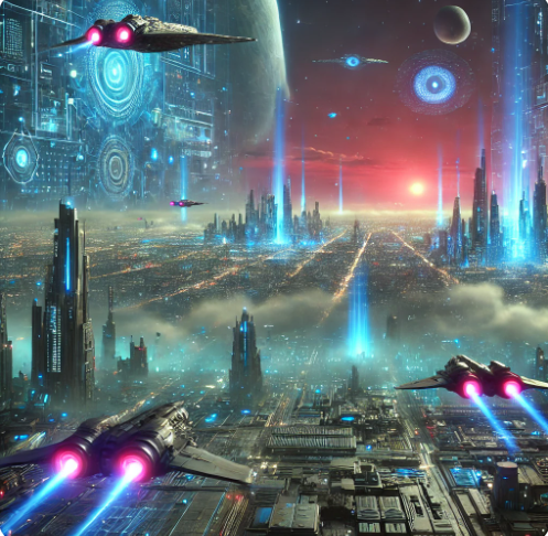 sf 장르를 나타내는 이미지