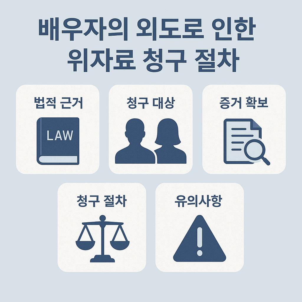 배우자의 외도로 인한 위자료 청구 절차