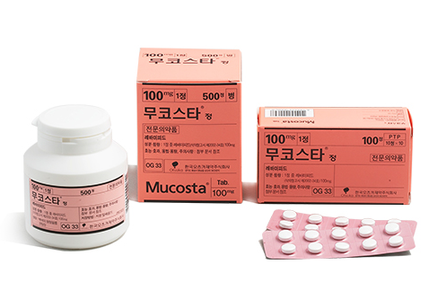 무코스타정 100mg 효능 및 주의사항
