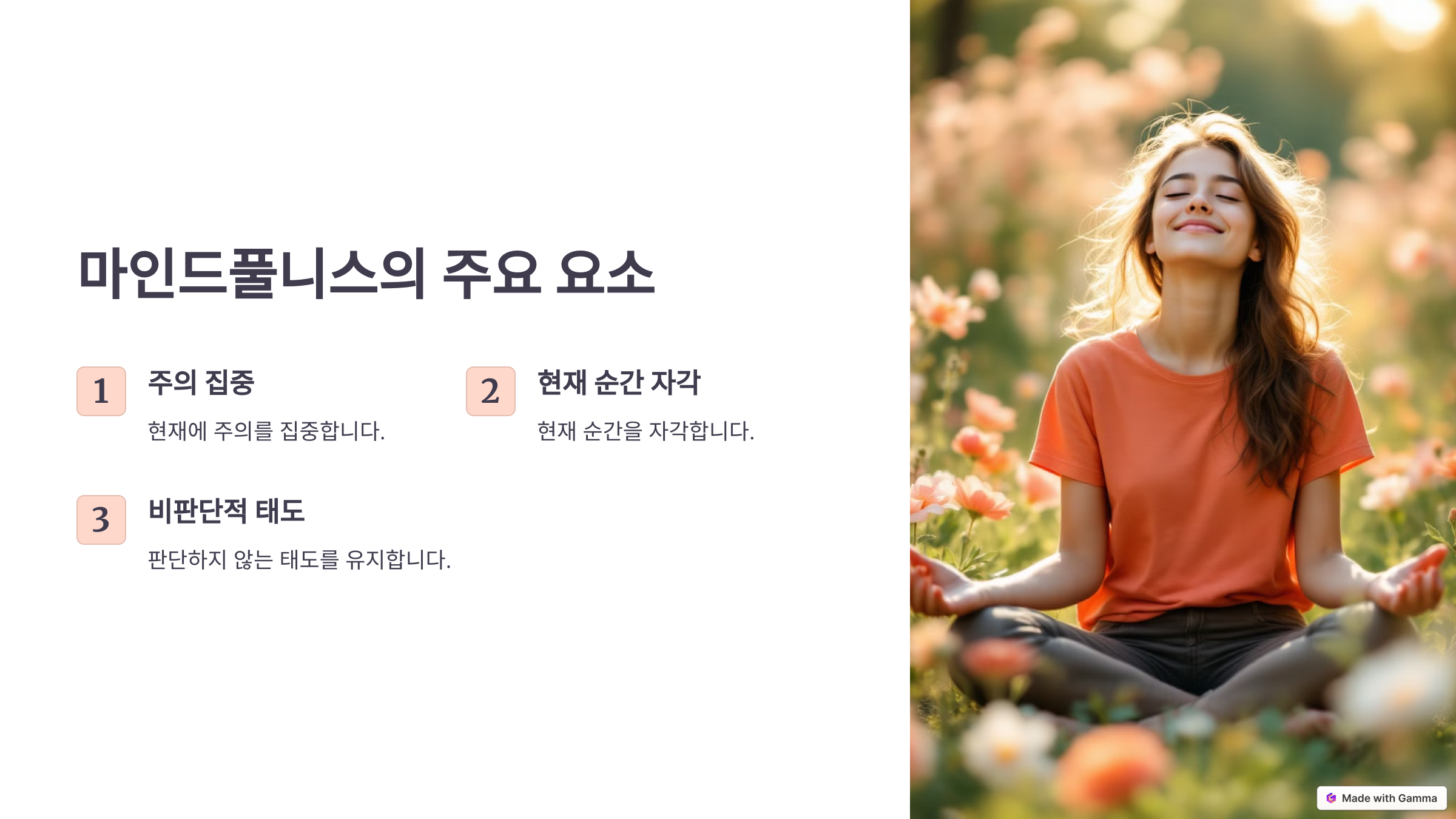 마인드풀니스란