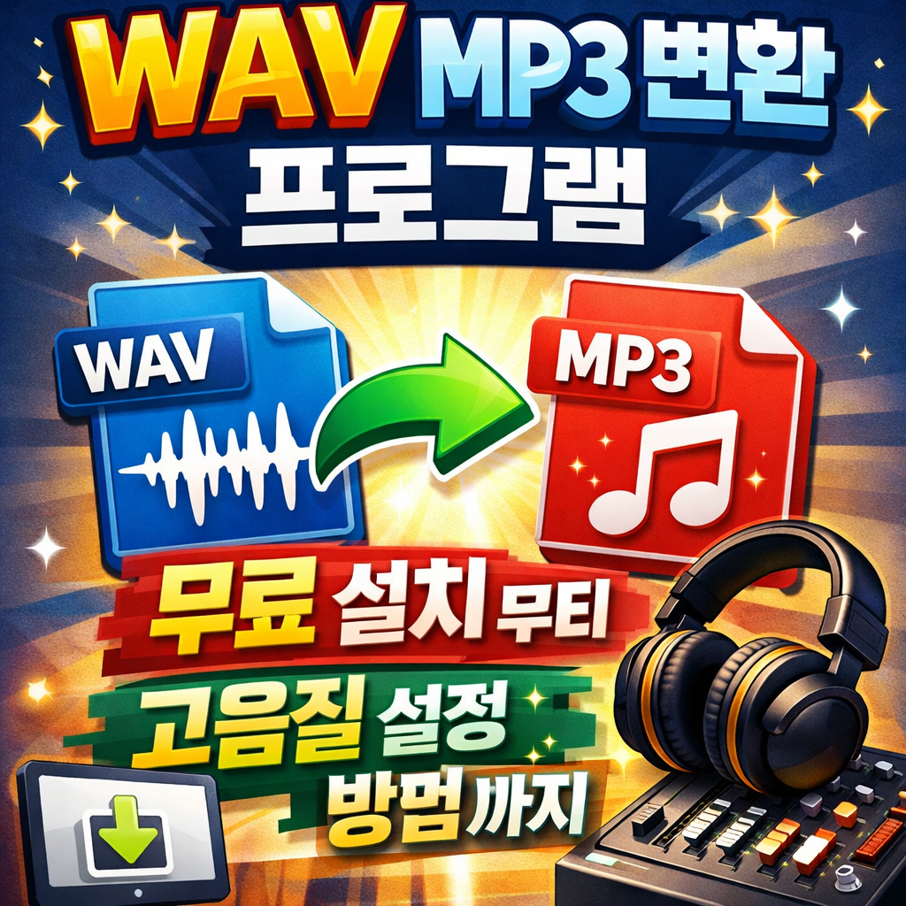 wav mp3 변환 프로그램