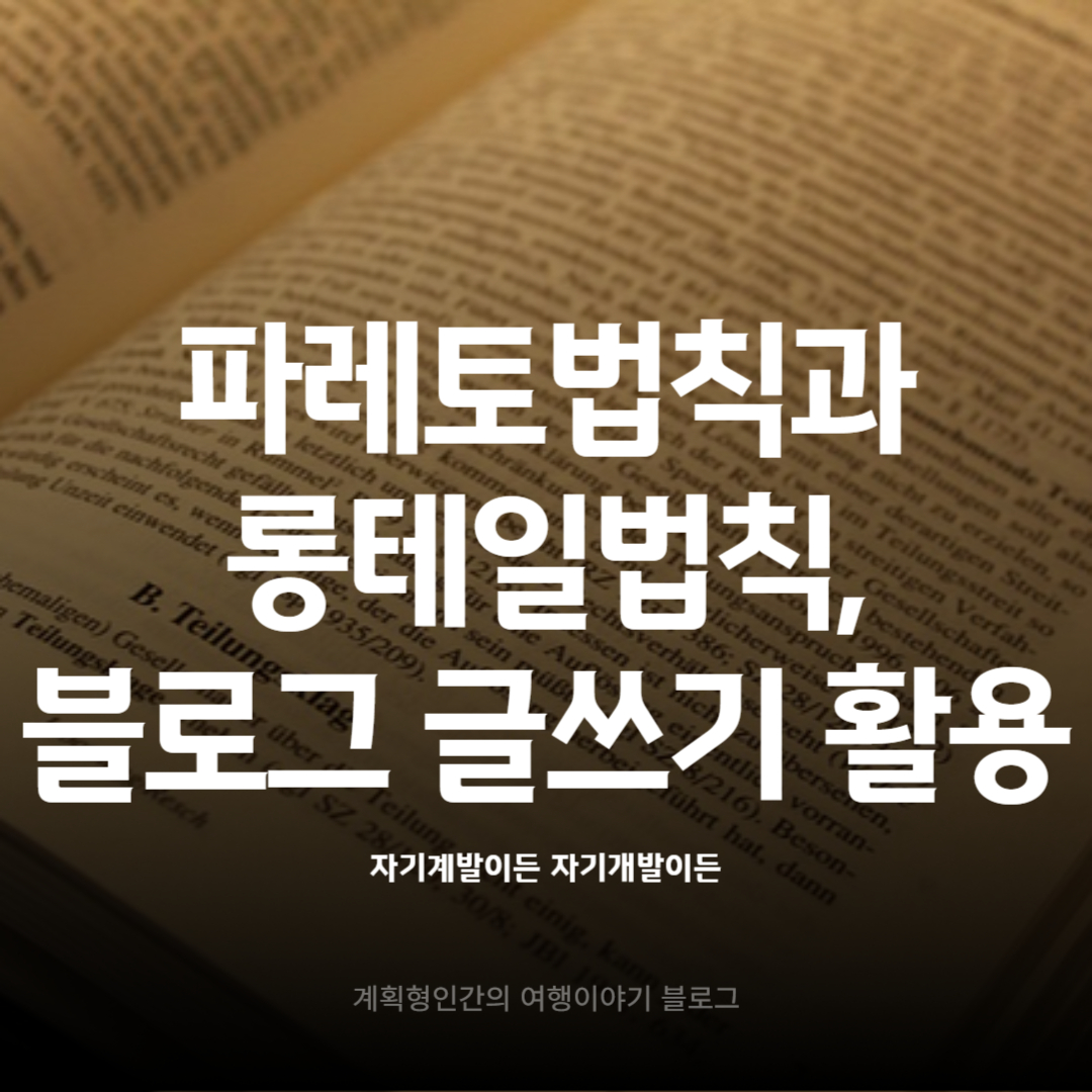 파레토법칙-롱테일법칙-블로그-글쓰기