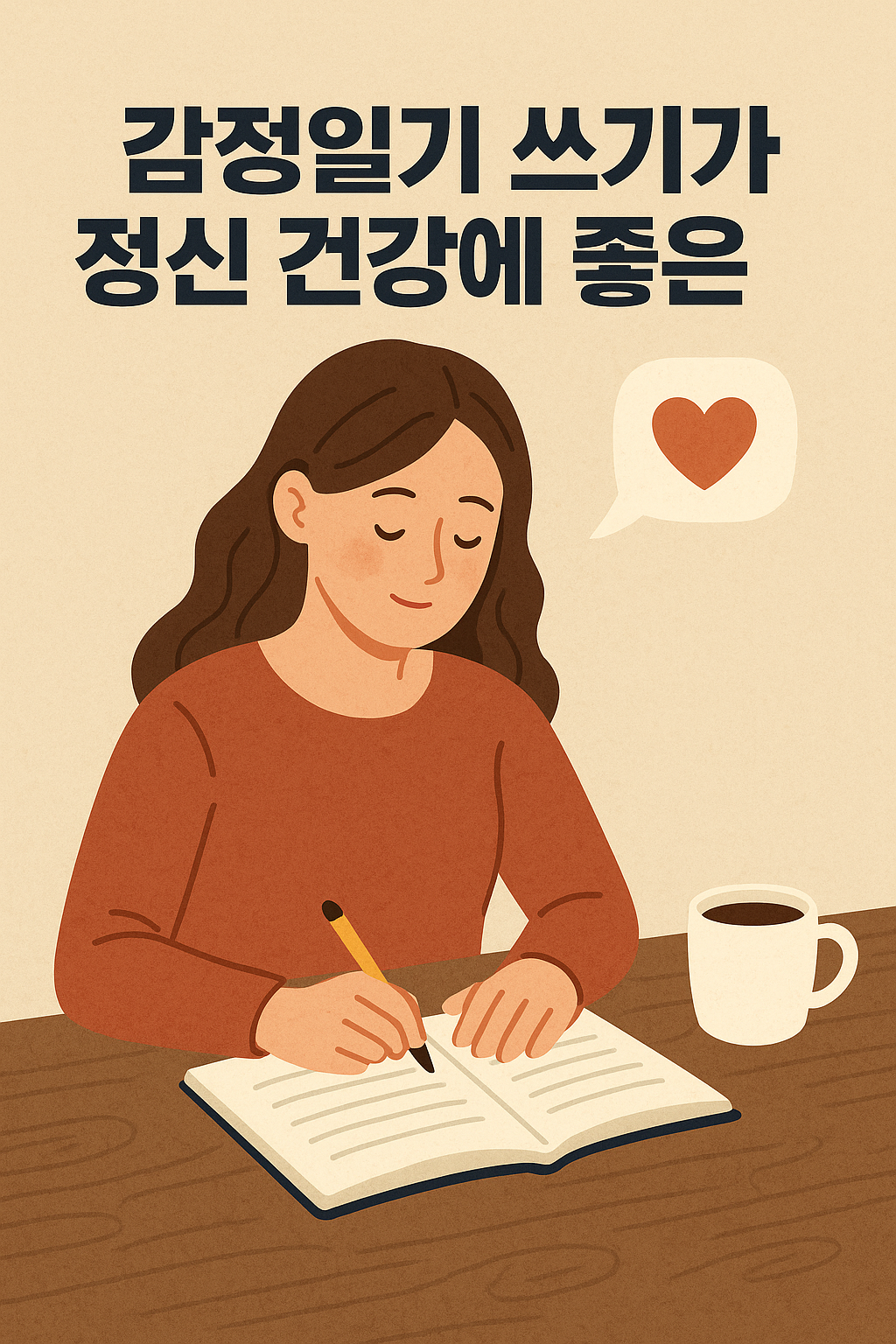 감정일기 쓰기가 정신 건강에 좋은 이유