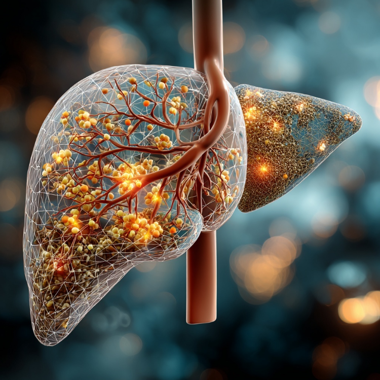 지방간을 해부학적 이미지로 디지털화