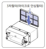 삼성 건조기 열 교환기의 필터 위치