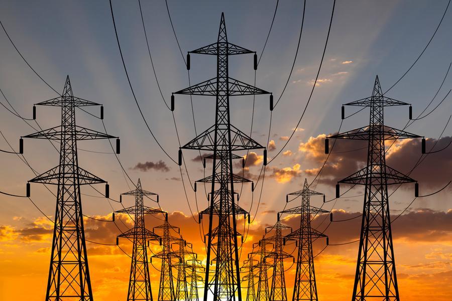 a power transmission tower