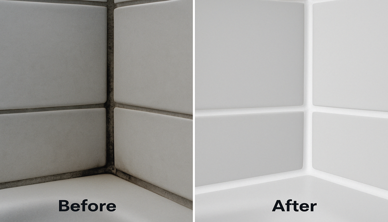 욕실 곰팡이, 이제 문지르지 말고 발라두세요