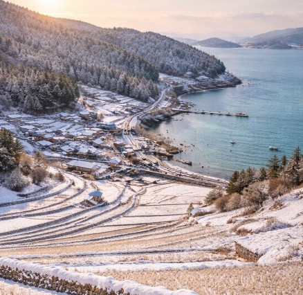전남 완도 청산도 앞바다 전경