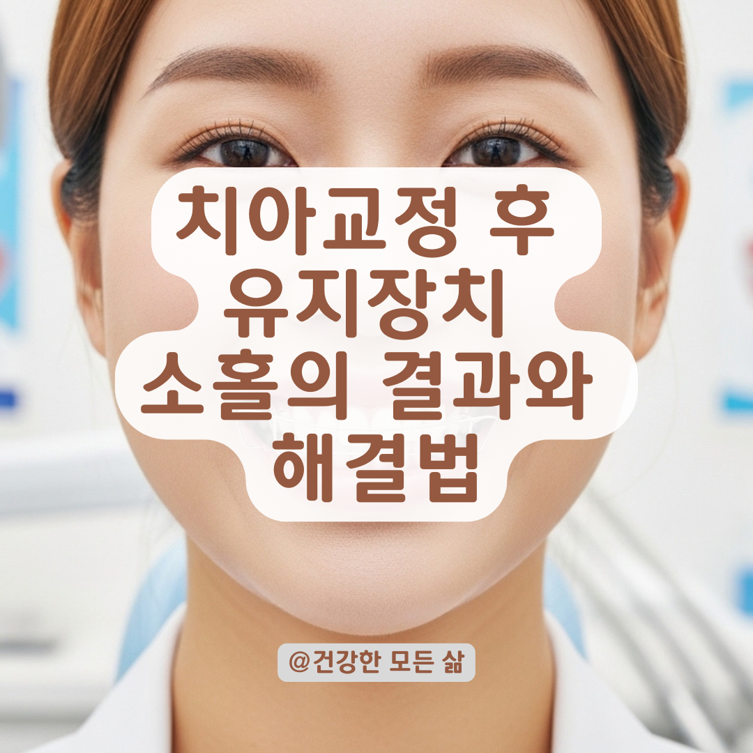 치아교정 후 유지장치 소홀하면 생길 수 있는 변화 얼굴 비대칭까지 정리!