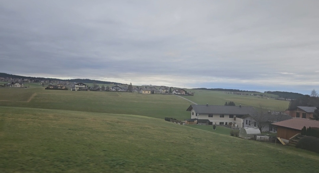 비엔나 가는 열차안