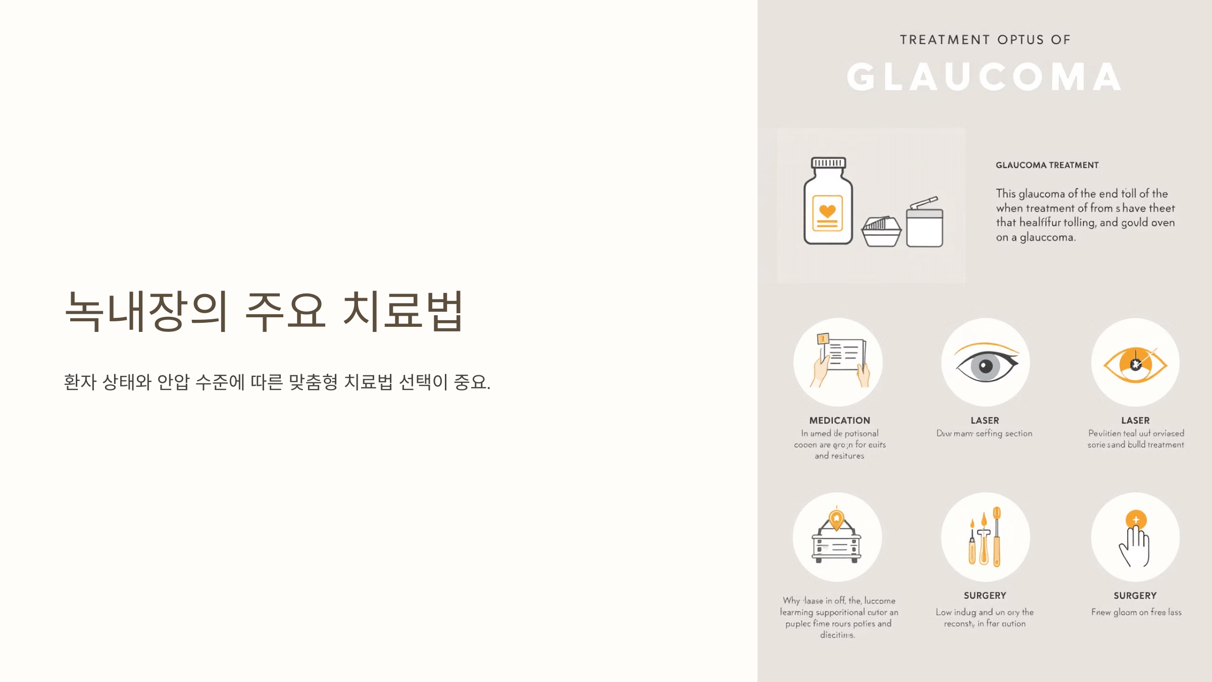 녹내장과 관련된 사진입니다.