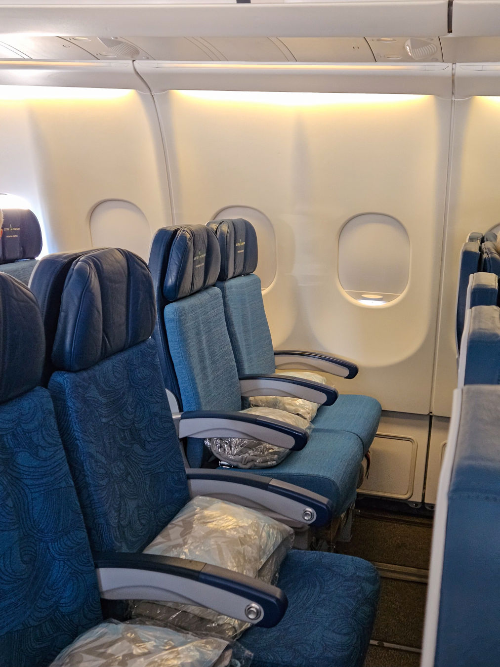 하와이안 항공 기내 내부