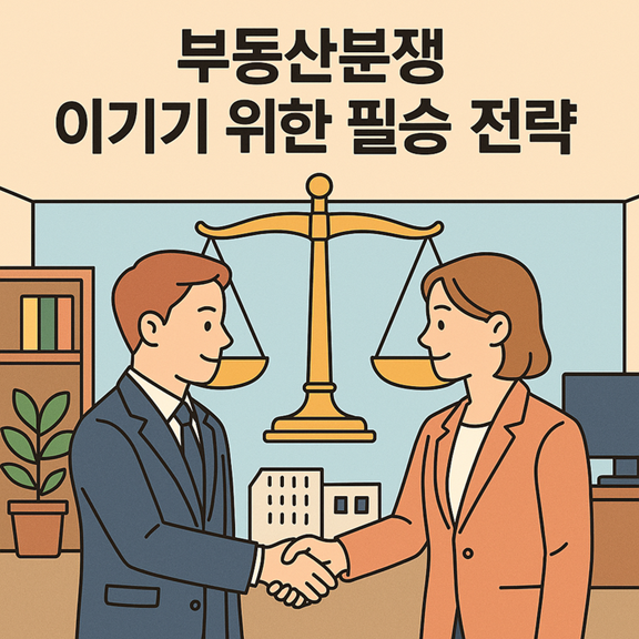 부동산분쟁 이기기위한 필승전략