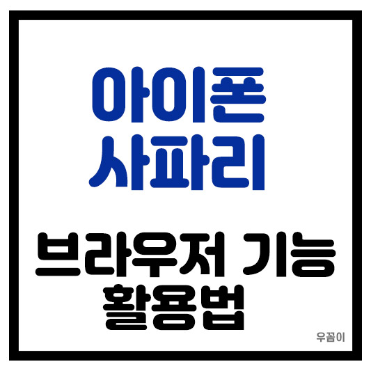 아이폰 사파리 브라우저 기능 활용법