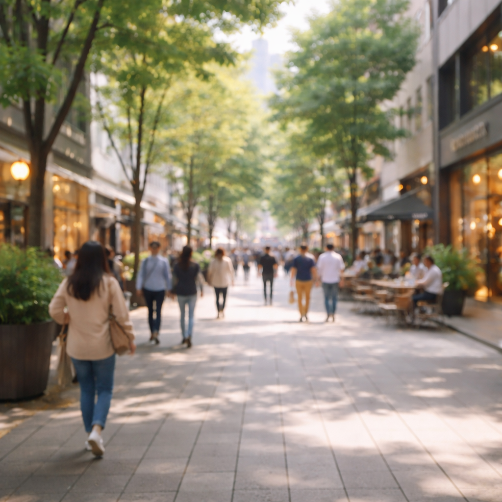 녹내장으로 주변 시야가 줄어드는 상황을 은유한 이미지