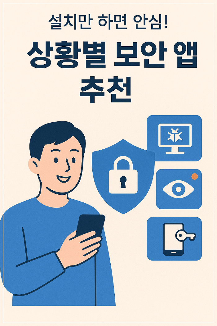 설치만 하면 안심! 상황별 보안 앱 추천