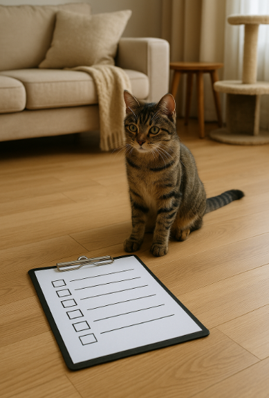 고양이 입양을 위한 체크리스트