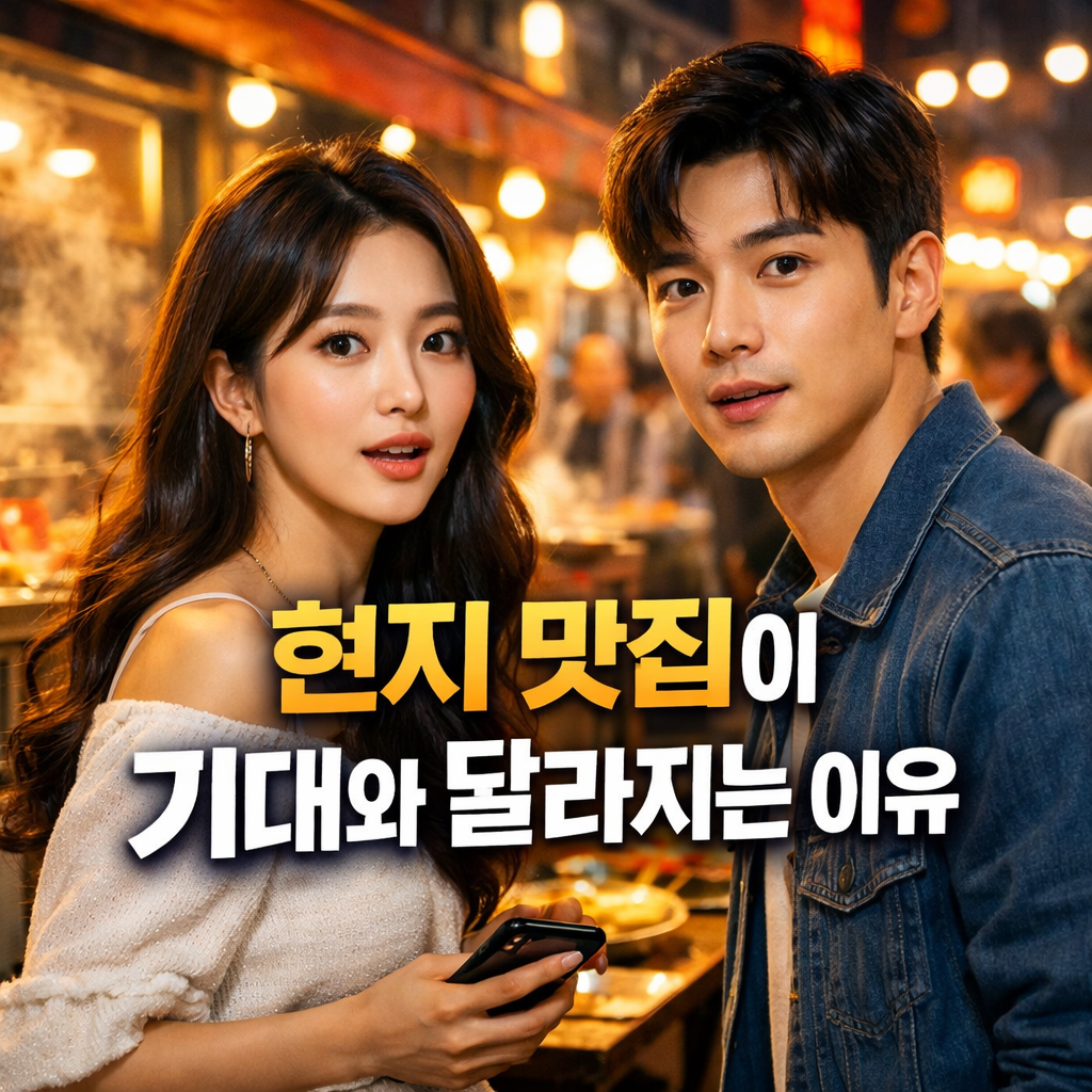 현지 맛집이 기대와 달라지는 이유, 돈·시간 지키는 선택법