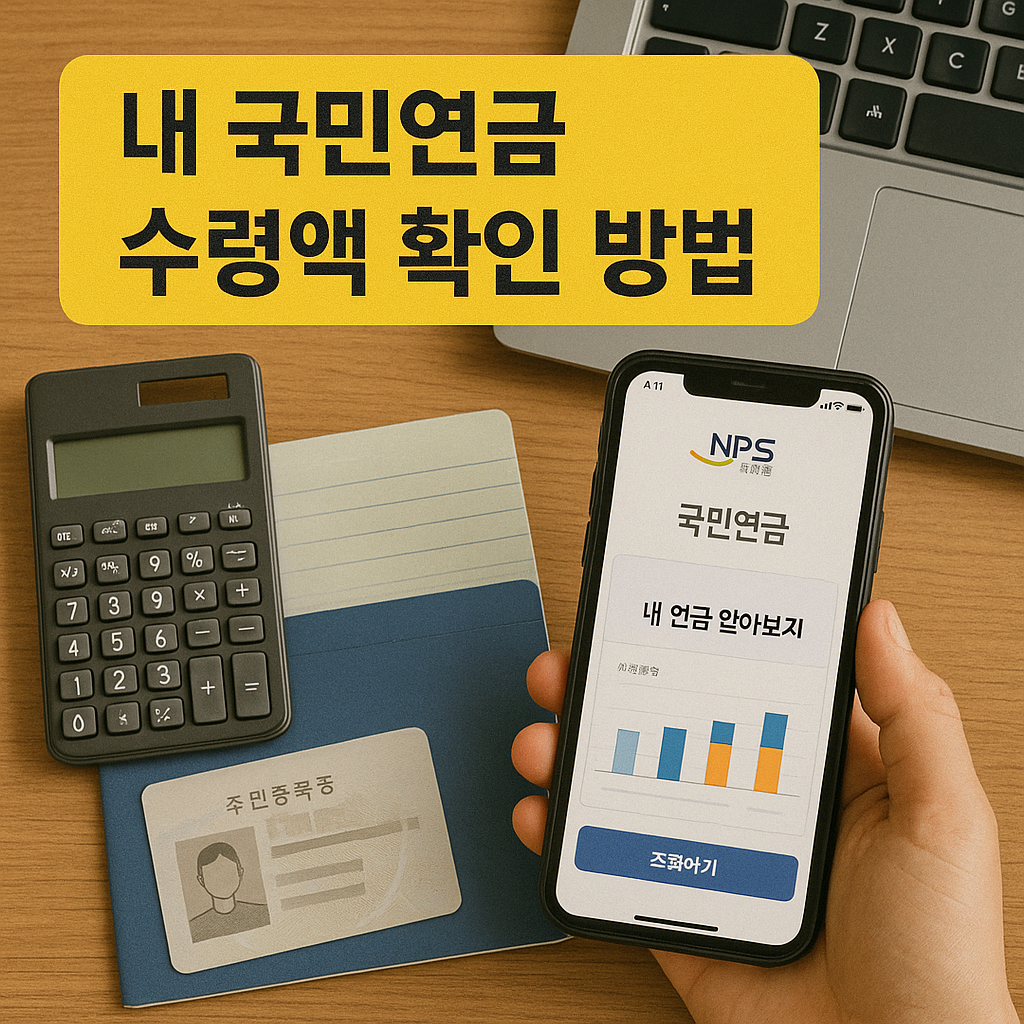 내 국민연금 수령액 확인 방법