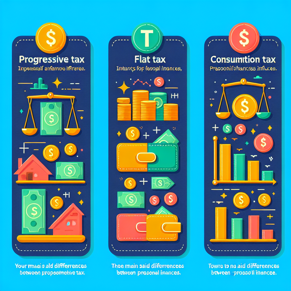 누진세, 정액세, 소비세의 3가지 주요 차이점: 당신의 지갑에 미치는 영향은?