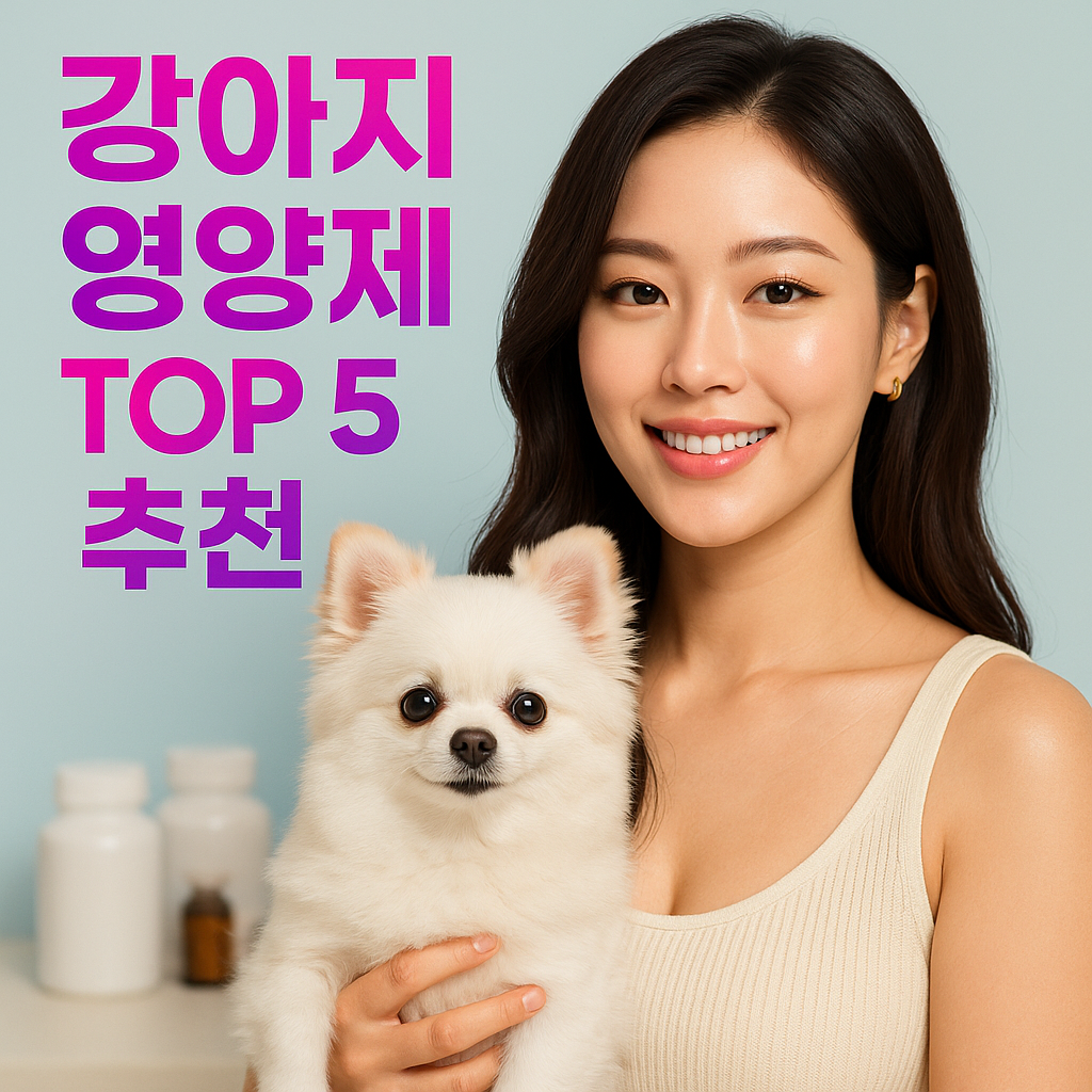 강아지 영양제 TOP 5 추천: 우리집 댕댕이 컨디션 살리는 선택법