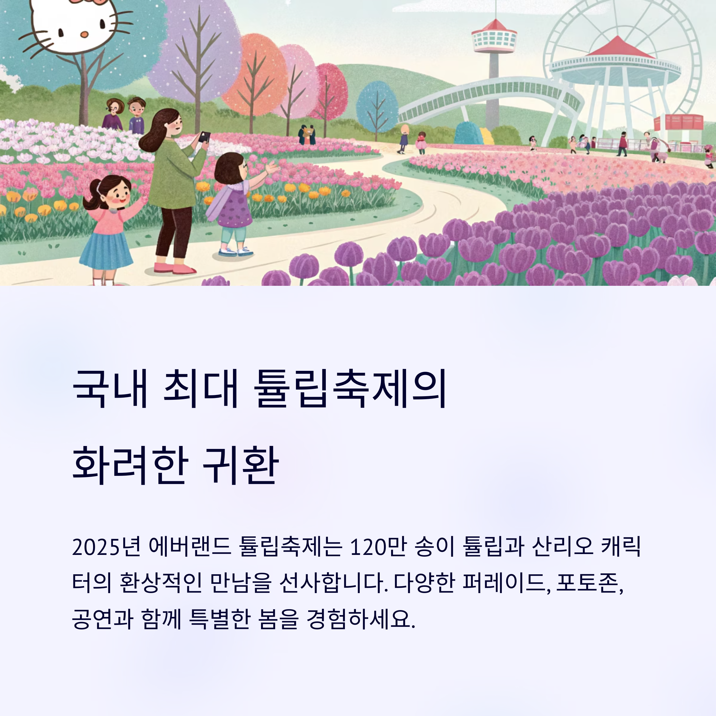 에버랜드 튤립축제