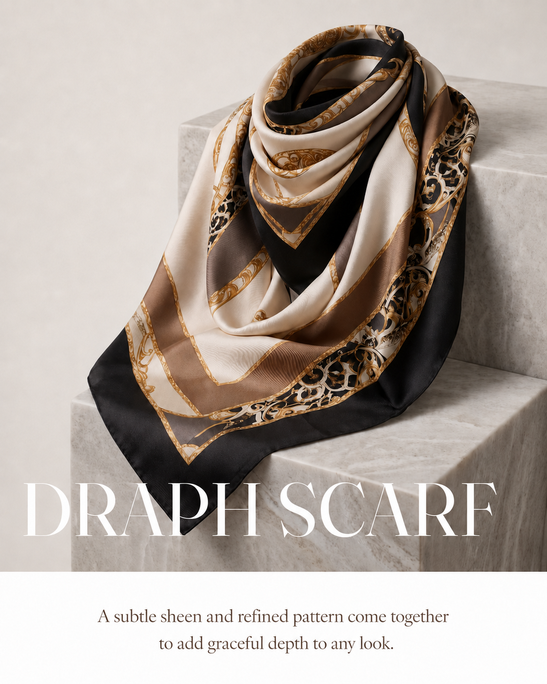 Example of a fashion accessory detail page created with Draph Art