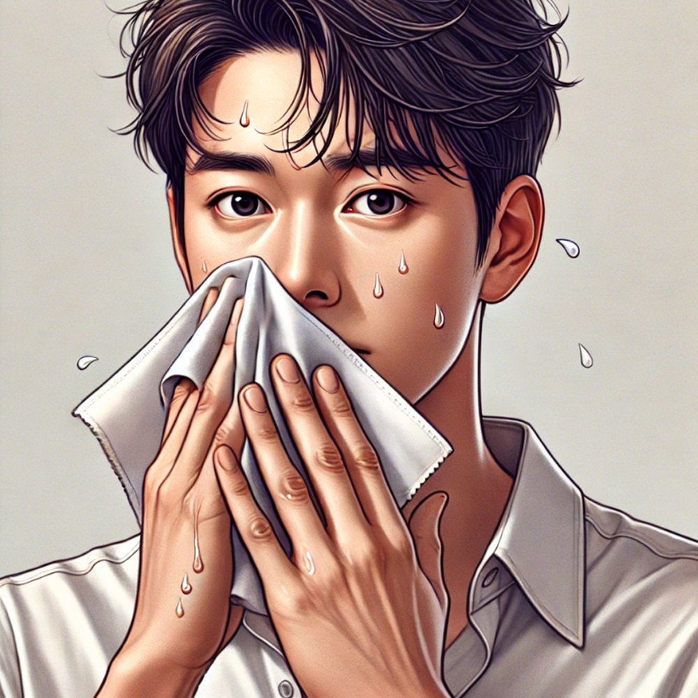 다한증 관련 자료 사진