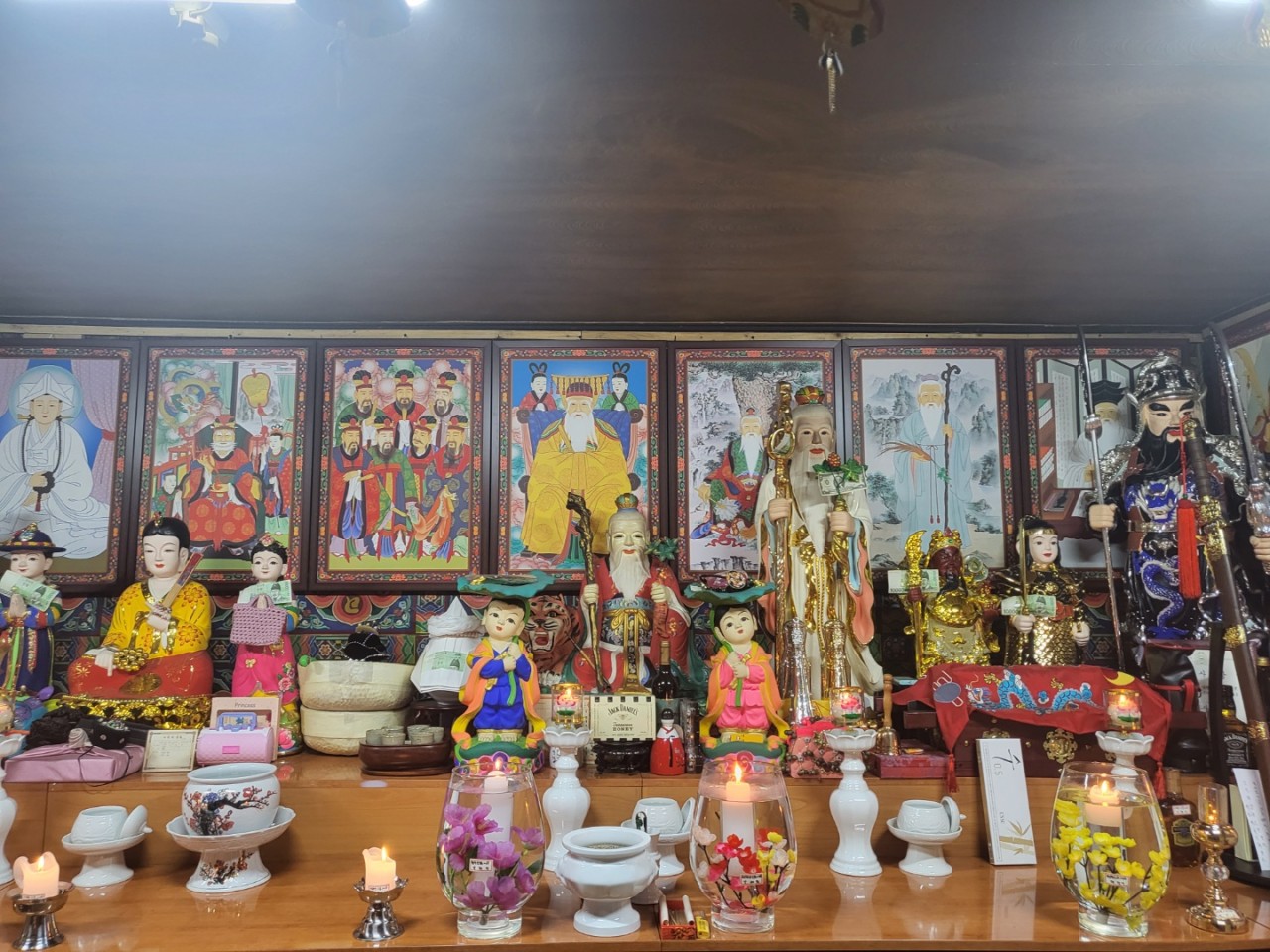 평택 용한점집 삼청궁 내부 정면