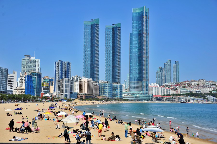 2022년 5월 해운대 해수욕장