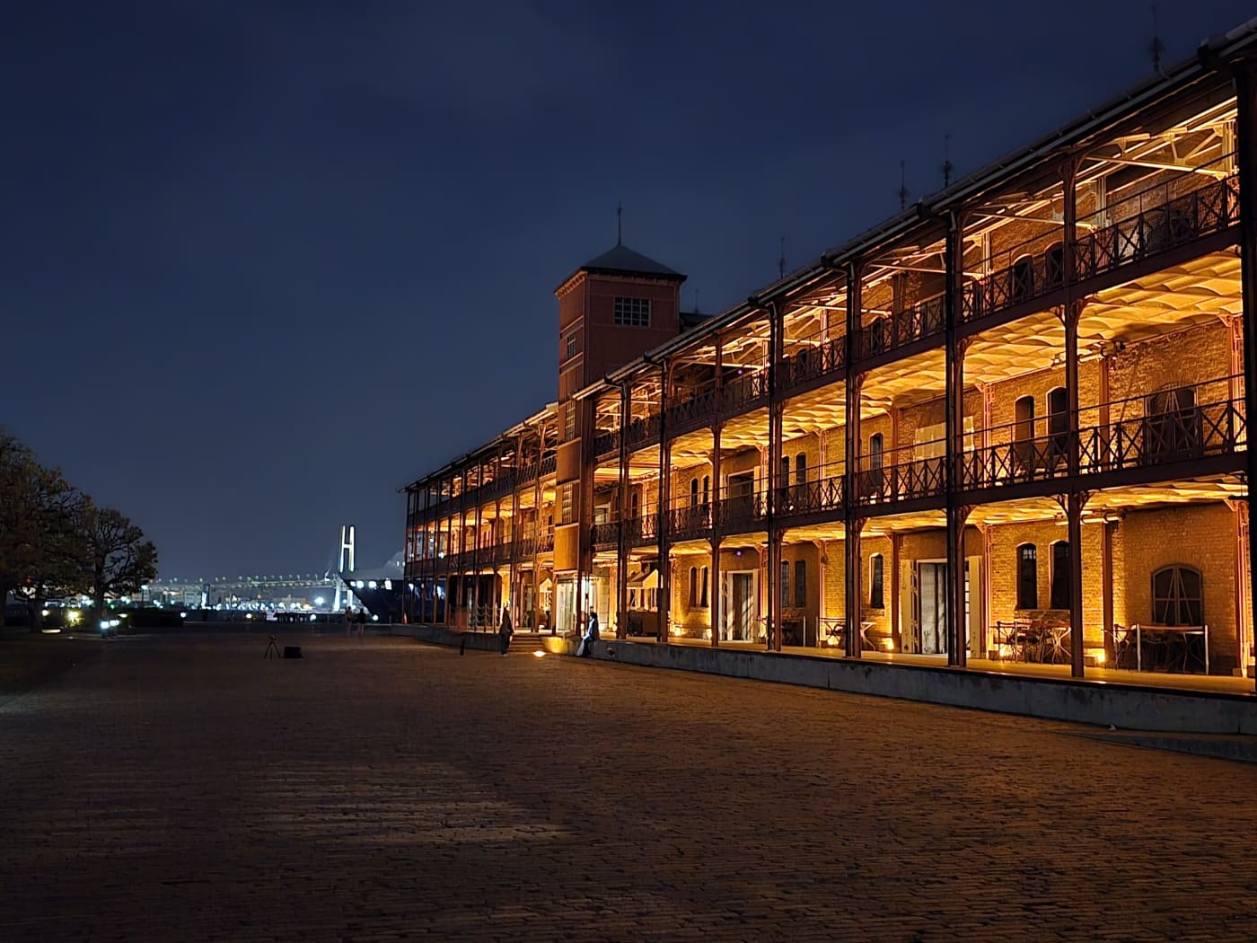 아카렌가창고의 야경