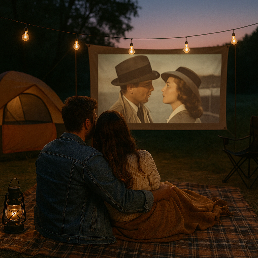 캠핑장에서 영화 관련