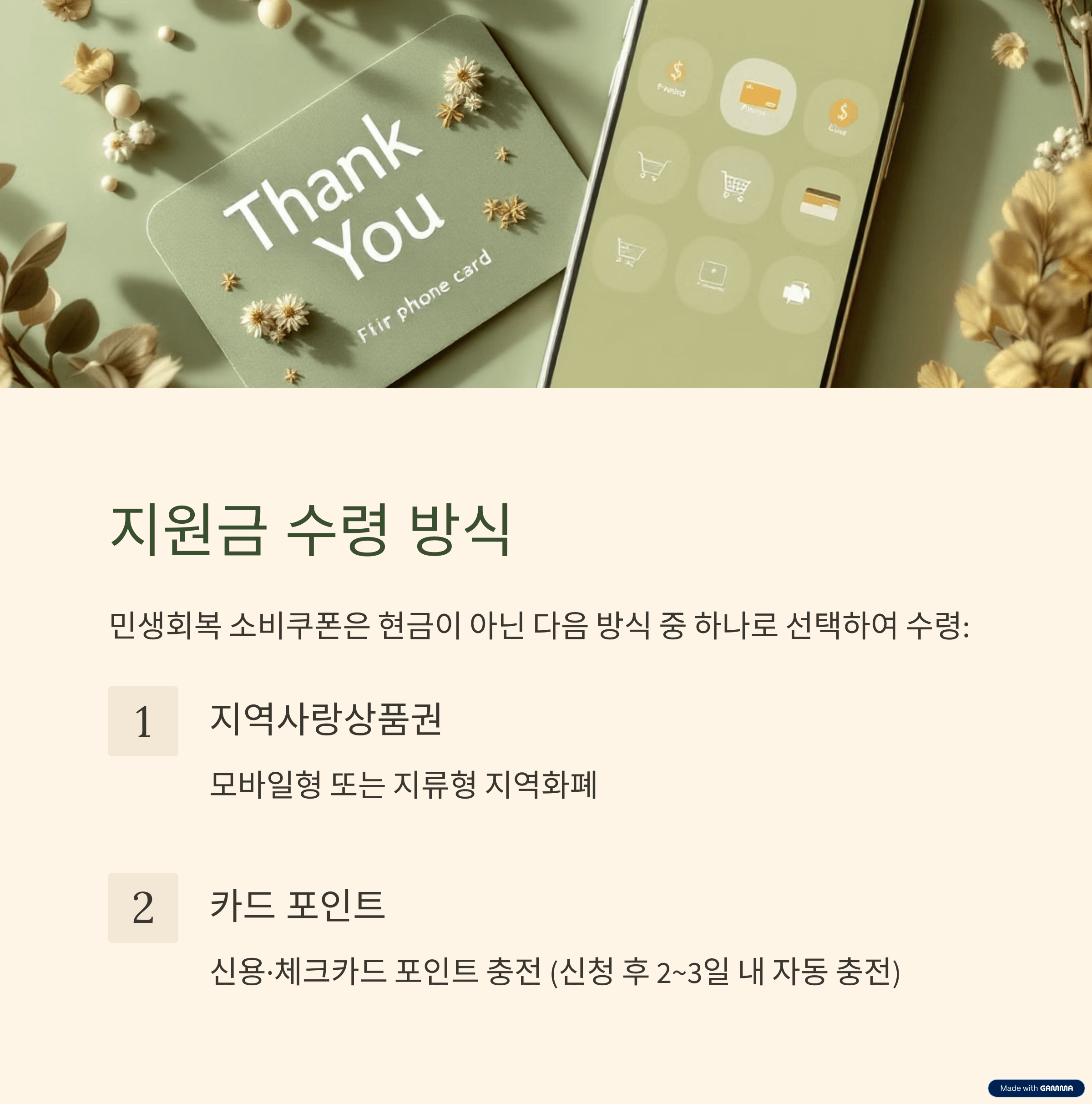 민생회복 카드소비 지원금 25만원 신청해야 받는다