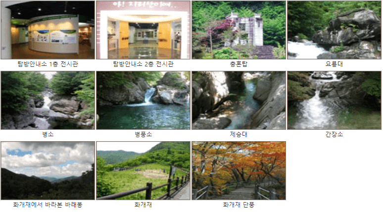 뱀사골볼거리