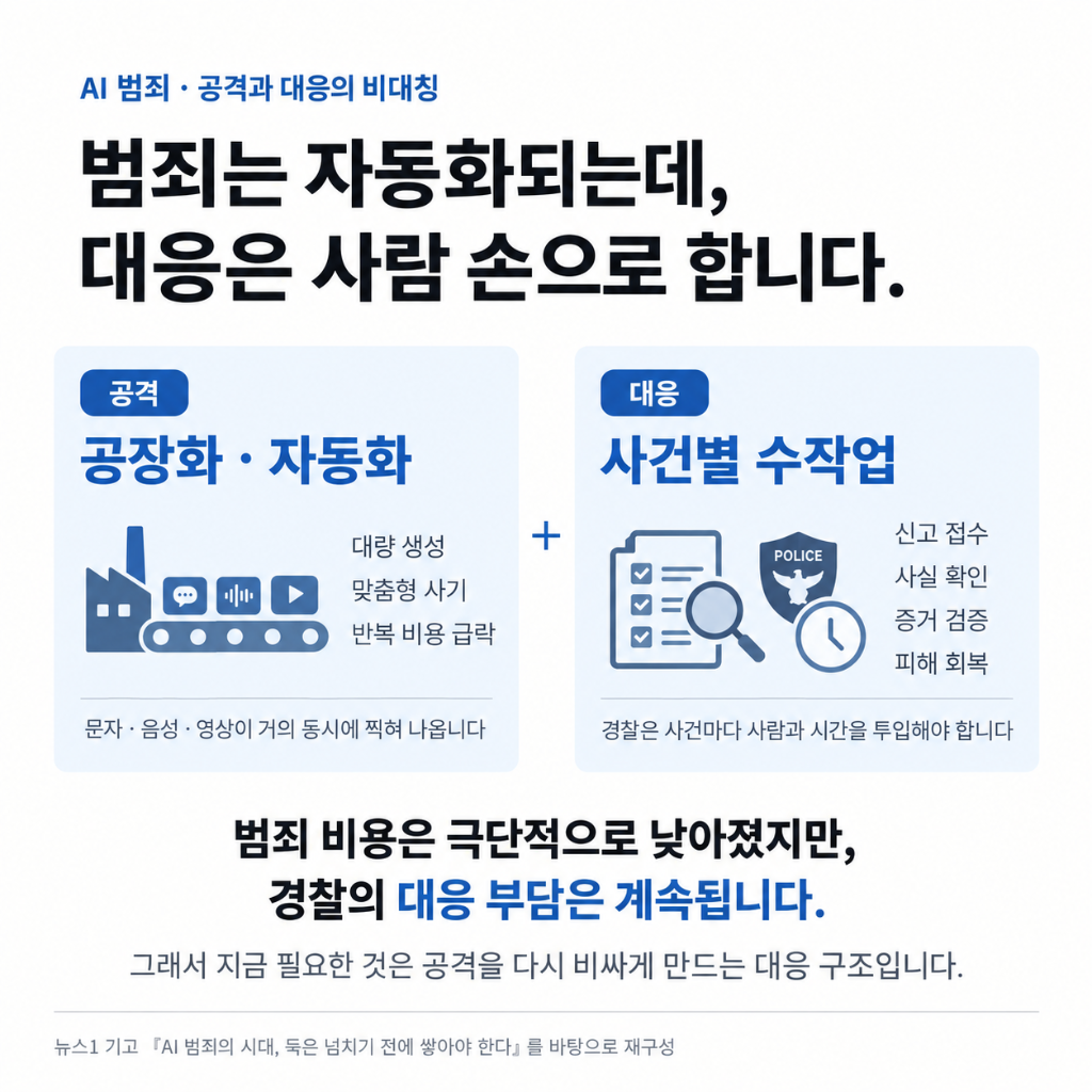 범죄는 공장처럼 찍어내는데, 대응은 사람 손으로 합니다 &mdash; 이미지 1