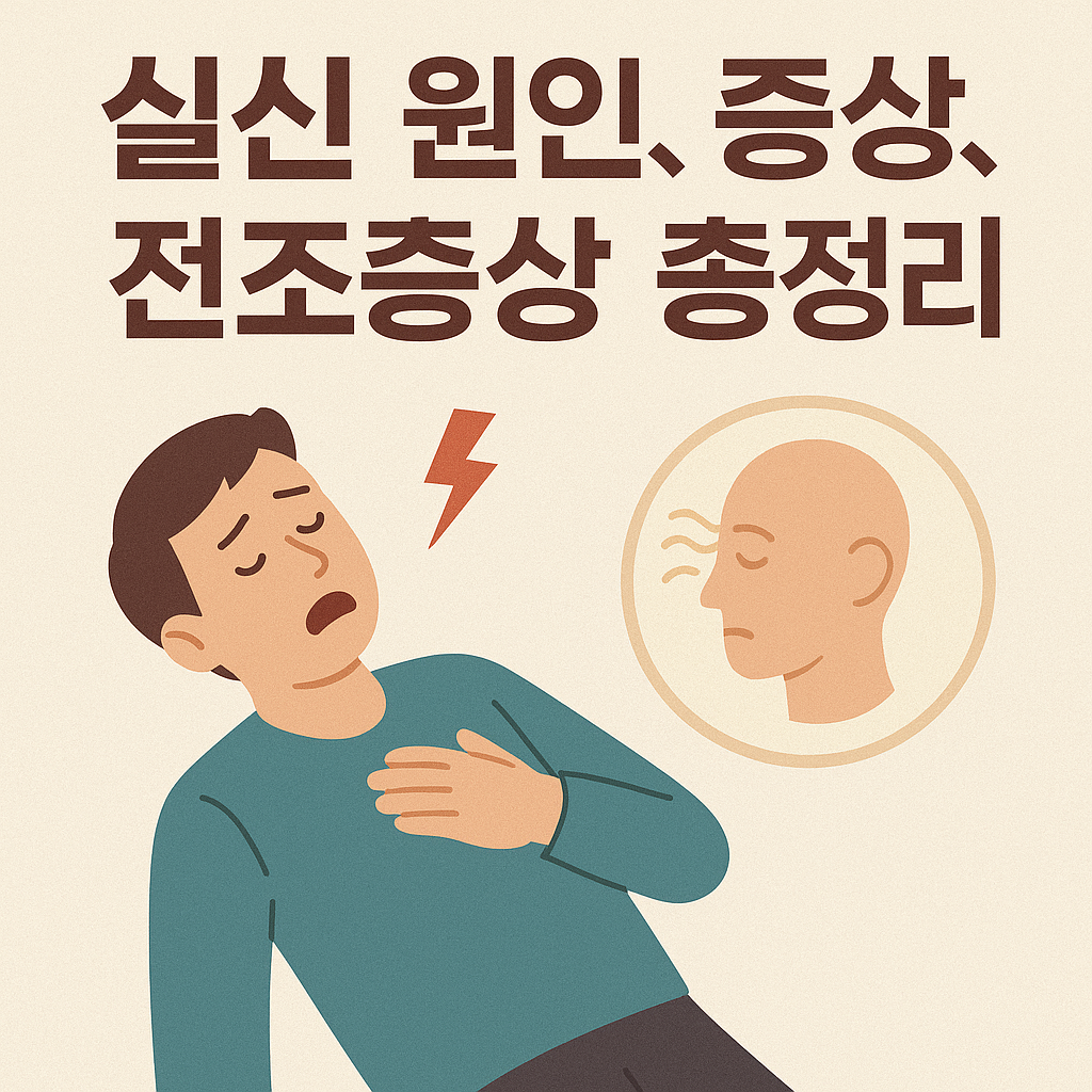 실신 원인, 증상, 전조증상 총정리