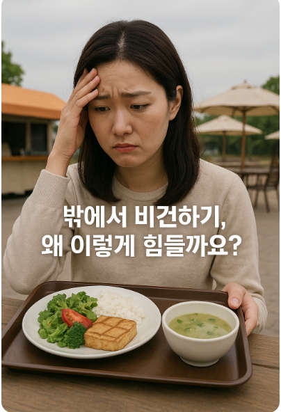 외식 사회에서 비건이 마주하는 장벽들 : 현실적 문제와 개선 방안