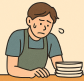 태도나 일하는 자세가 내 마음 같기를 바라는 순간의 모습