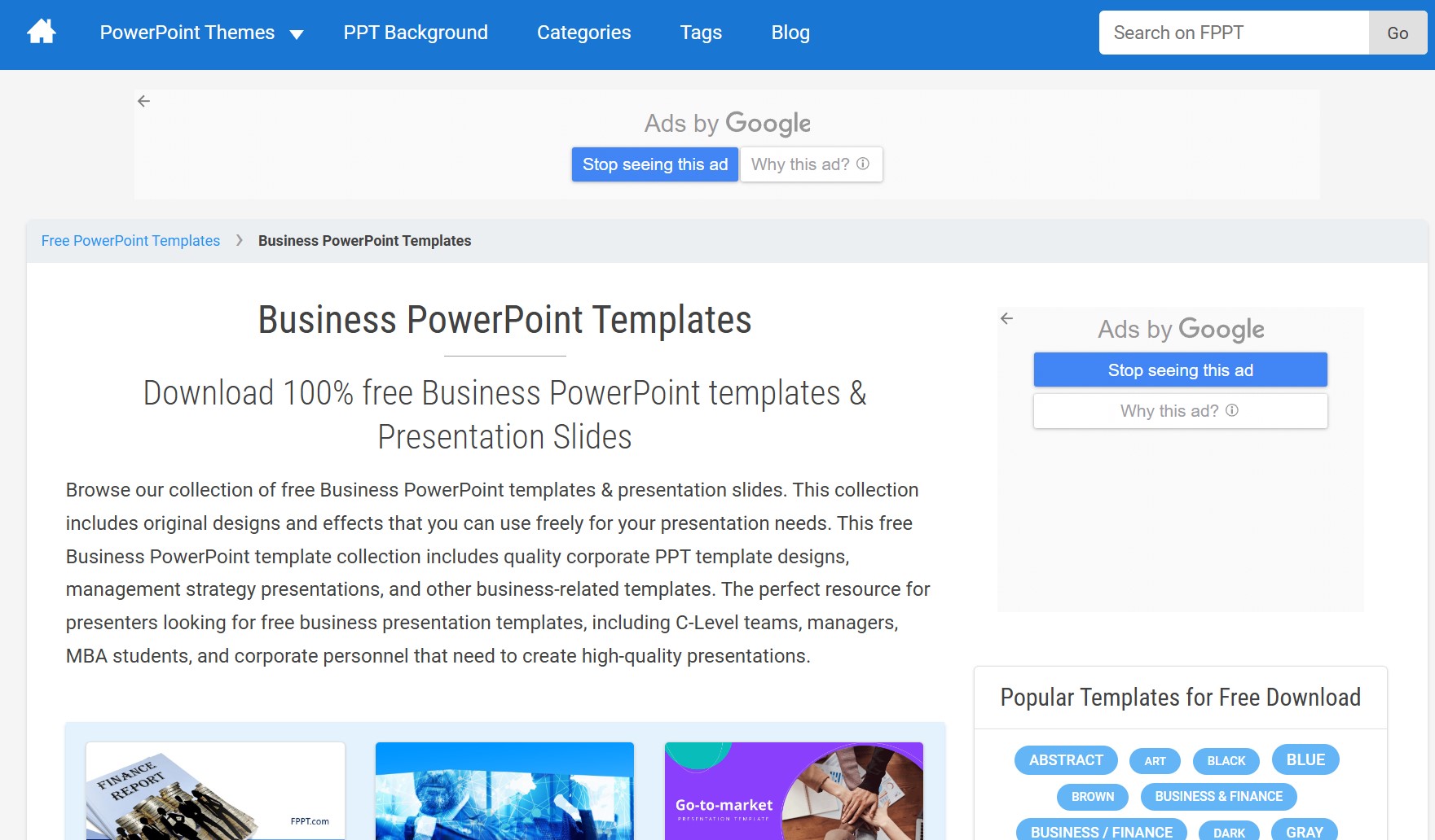 PPT 무료 템플릿 사이트 - 파워포인트 템플릿 (PPT Templates)