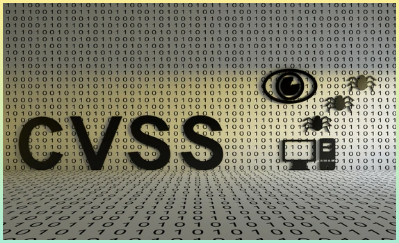 CVSS 개념 텍스트 햇빛 3D 그림